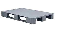 100×120 Düz Gri Plastik Palet