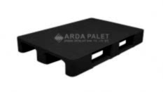 100×120 Düz Siyah Plastik Palet