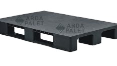 80×120 Düz Siyah Plastik Palet