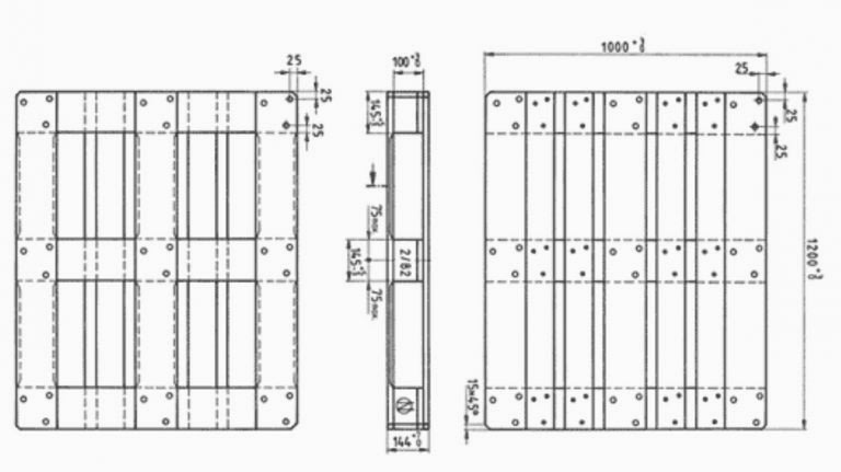 palet şema ölçü